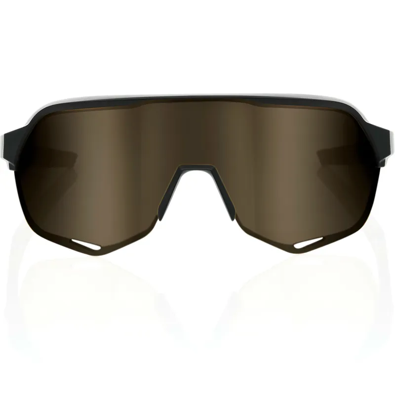 100 Percent S2 Black with Soft Gold Lens Sunglasses