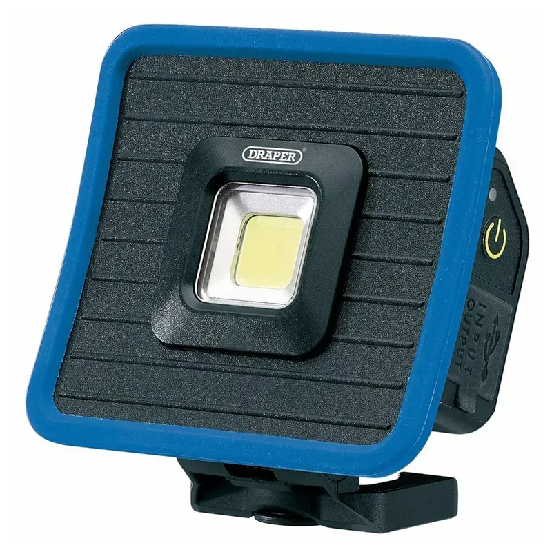 Draper Mini Floodlight and 10W Power Bank in Blue