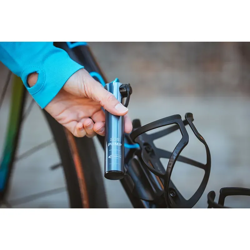 Schwalbe SOS Mini Pump Blue 12.9cm-2