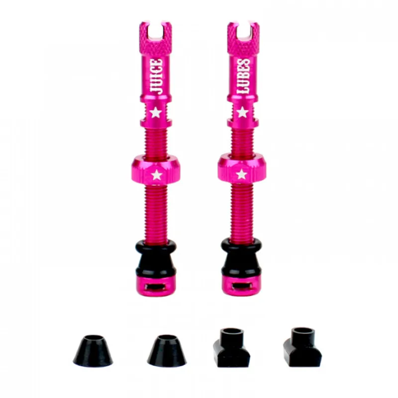 Juice Lubes 48mm Pink Tubeless Valves