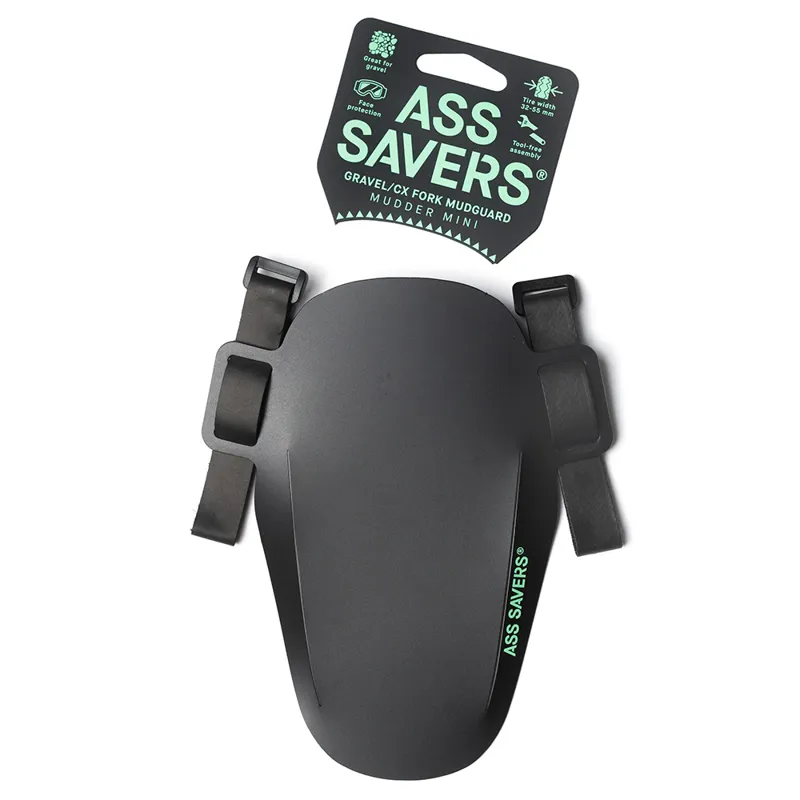 Ass Savers Mudder Mini Black Front Mudguard