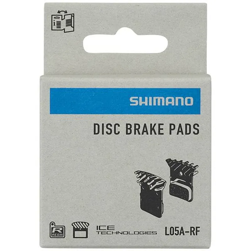 Shimano L05A Resin Disc Brake Pad and Spring with Fin-1