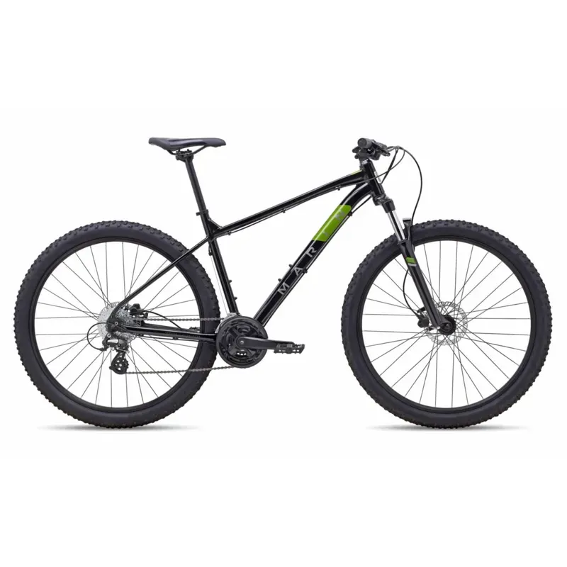 Marin Bolinas Ridge 2 Mountain Bike in Black/Green/Silver