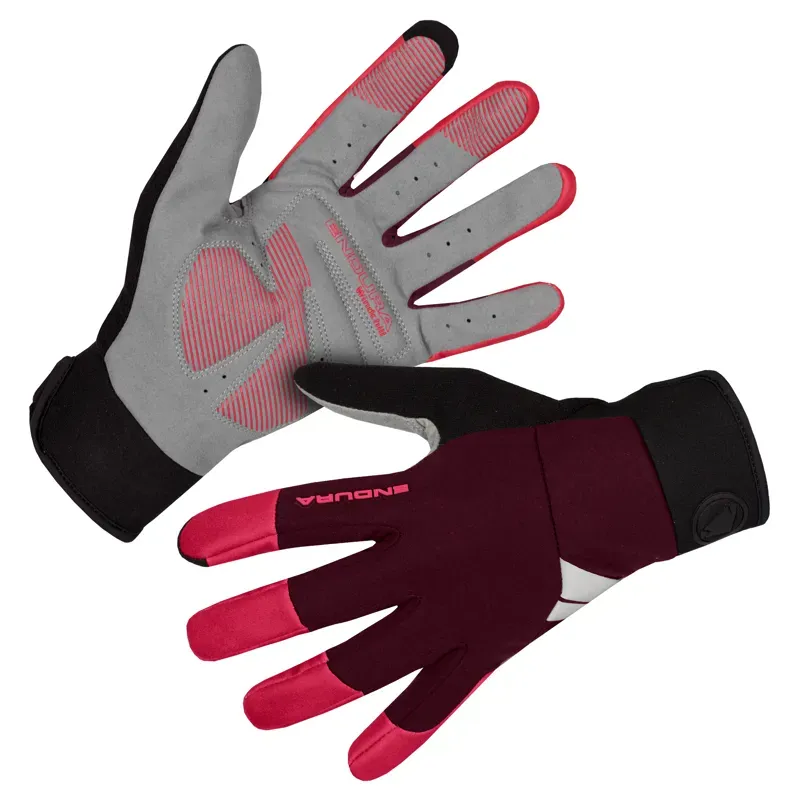 Endura Women's Windchill Gloves in Aubergine