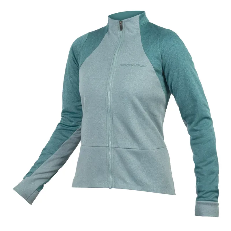 Endura Women's GV500 L/S Jersey in Spruce Green