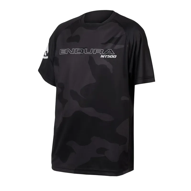 Endura MT500 JR Kids Short Sleeve Jersey in Black 