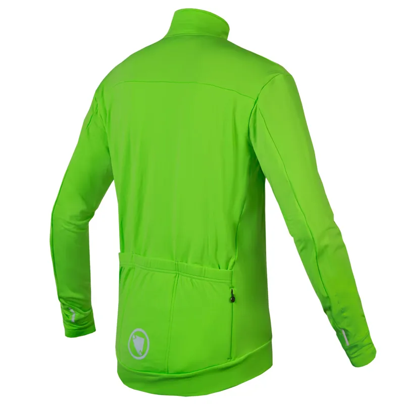 Endura Xtract Roubaix Hi Vis Green Long Sleeve Cycling Jersey