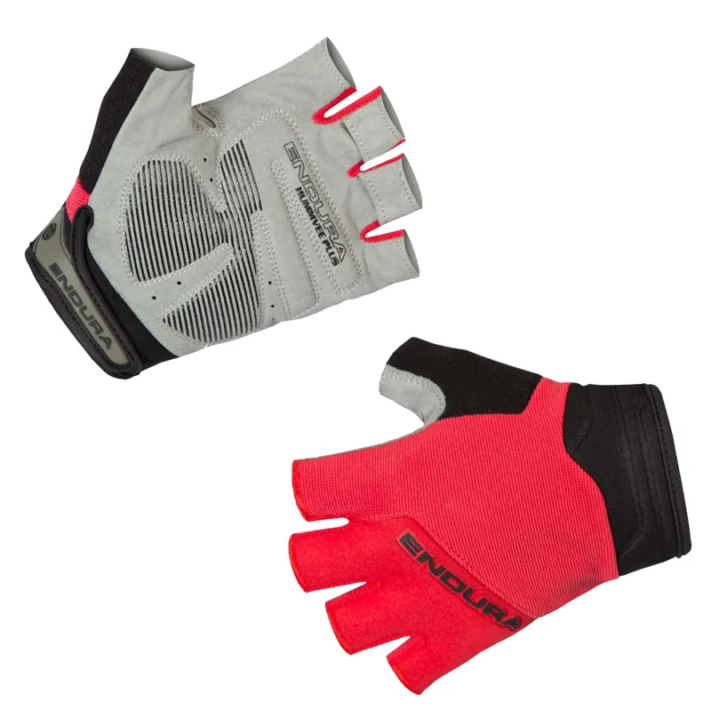 Endura Kid's Hummvee Plus Red Fingerless Mitts