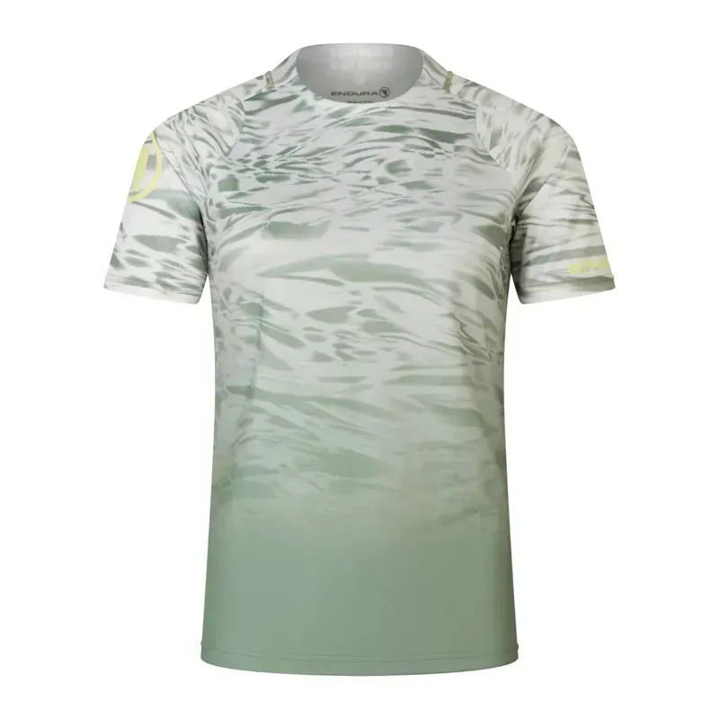 Endura Marble Women's LTD Printed S/S Tee in Machair Green