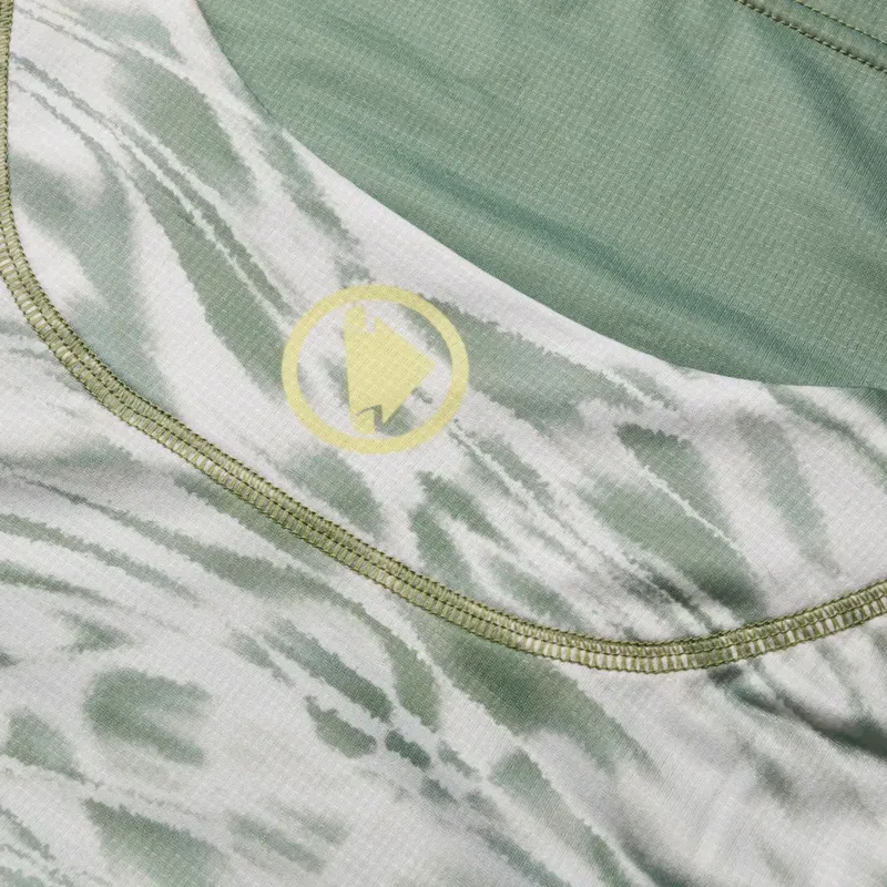 Endura Marble Women's LTD Printed S/S Tee in Machair Green-4