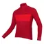 Endura FS260-Pro Jetstream II Rust Red Windproof Long Sleeve Jersey