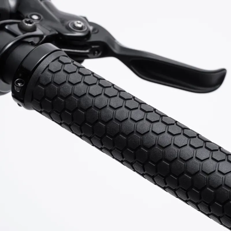 Fabric Honey Handlebar Grips Black-3