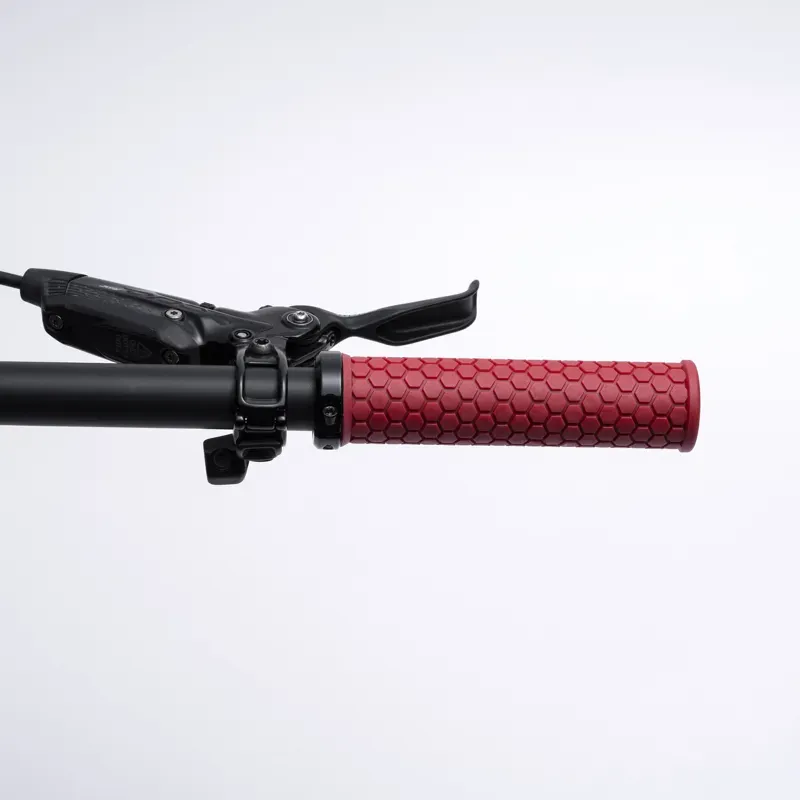 Fabric Honey Handlebar Grips Red-2