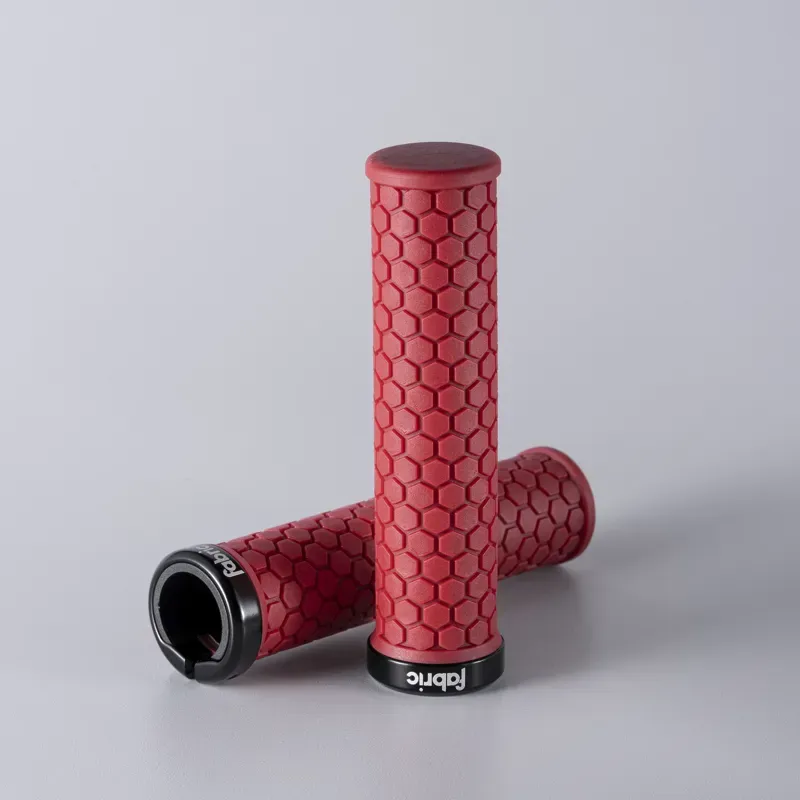 Fabric Honey Handlebar Grips Red-1