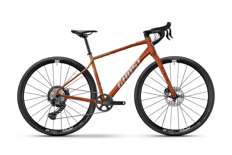 Ghost ASKET Advanced Gravel Bike In Rustic Ember/Saffron Sunset 