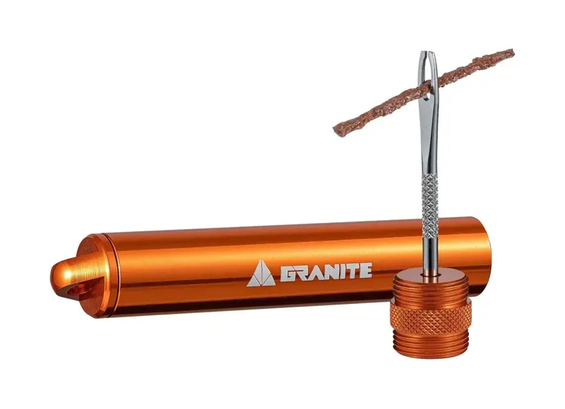 Granite Suture Tyre Plug Kit - Tubeless Tyre Repair Orange