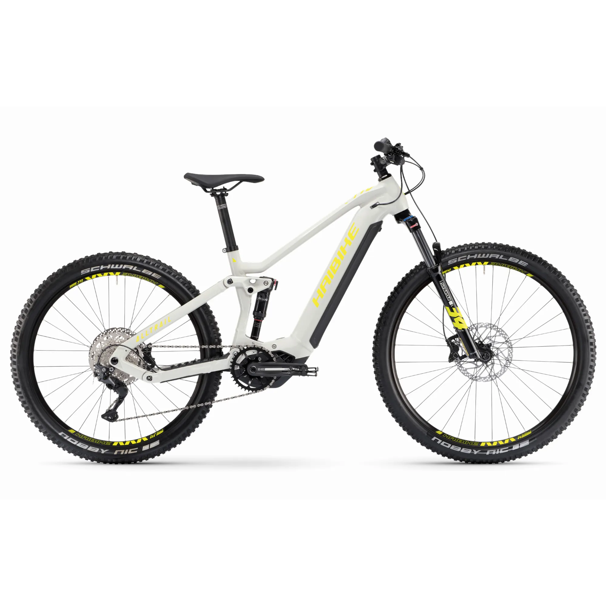 Haibike Alltrail Grey Electric Full-Suspension Mountain Bike