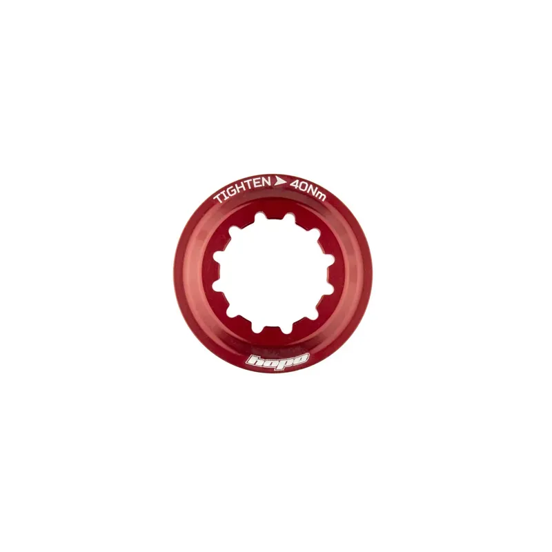 Centre Lock Disc Lockring Red