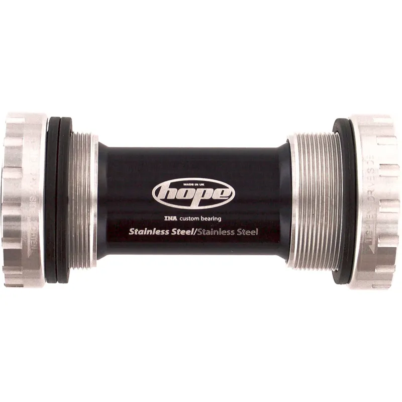 Hope Stainless Steel Bearing BSA Threaded Silver Bottom Bracket