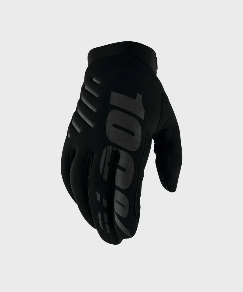 100 Percent Brisker Cold Weather Youth Glove Black/ Grey