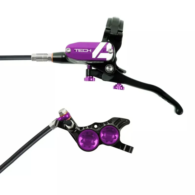 Hope Tech 4 V4 Black / Purple Hydraulic Disc Brake