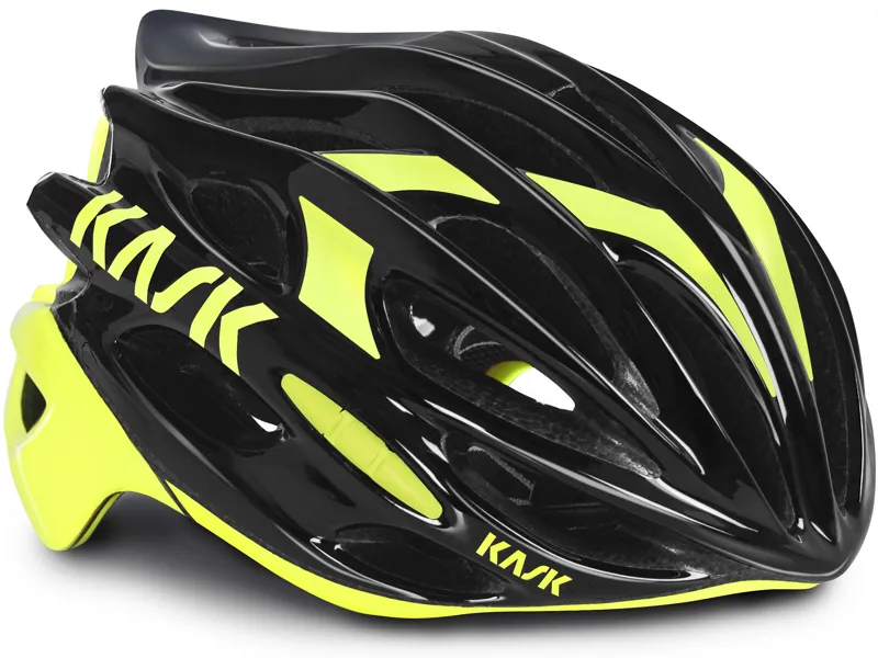 Kask Mojito Black / Yellow Road Cycling Helmet