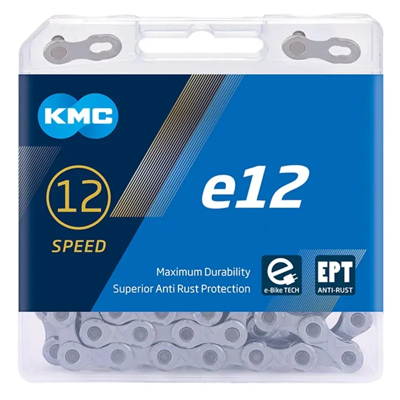 KMC E12 EPT Chain 130L Shimano 12sp Silver-1
