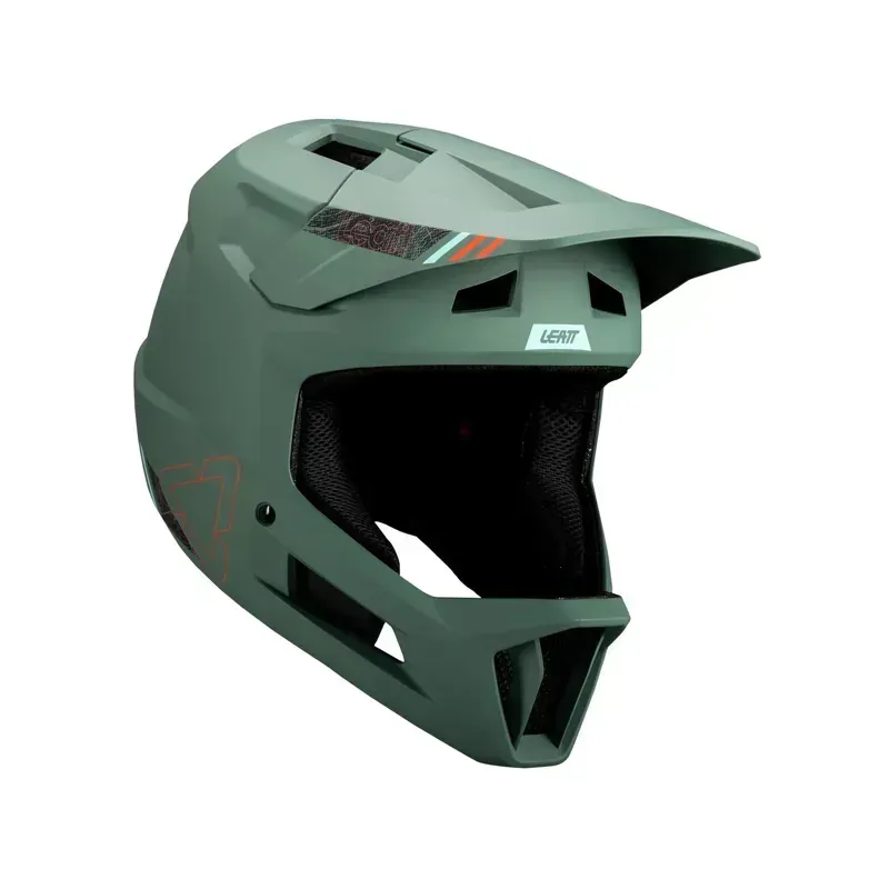 Leatt Gravity 1.0 MTB Full Face Helmet in Green