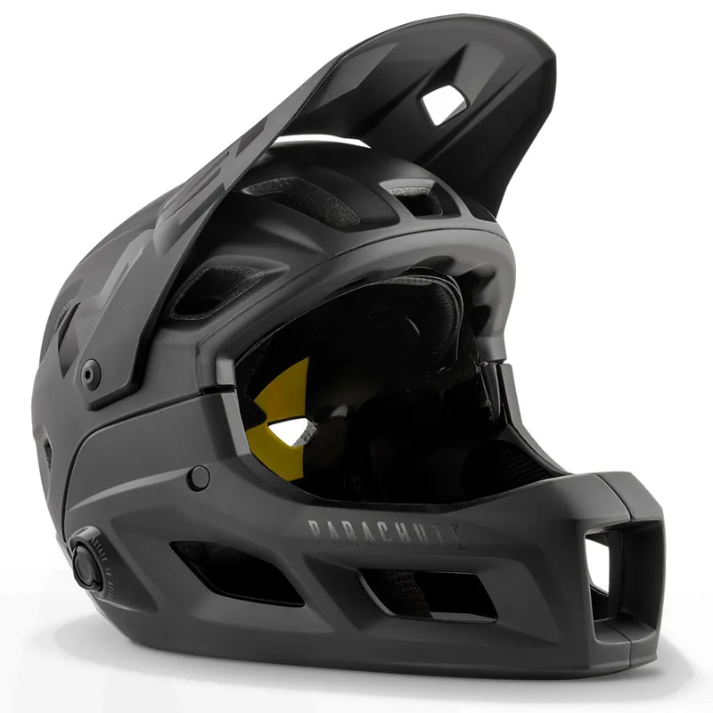 Met Parachute MCR MIPS Black Magnetic Chinbar Release Helmet