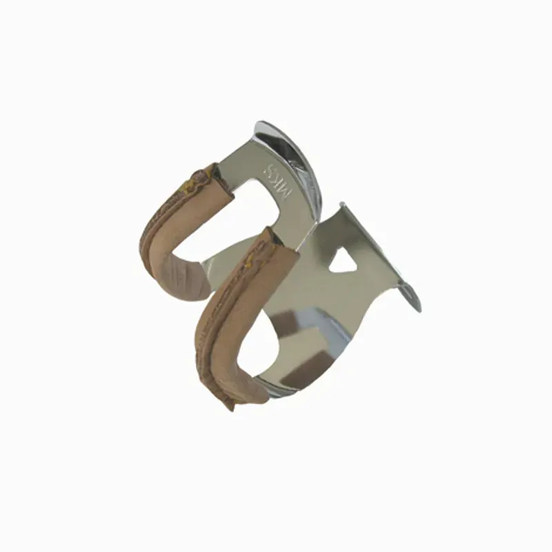 Mks Half Steel Clip With Leather Cover