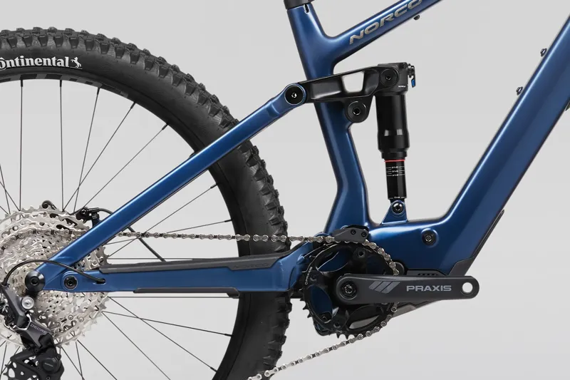 Norco Fluid VLT C3 Blue Carbon Electric Full Suspension Mountain Bike-1