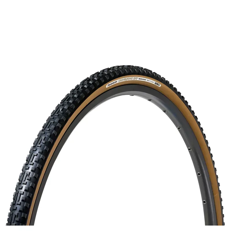 Panaracer GravelKing EXT TLC Folding Tyre BLACK/BROWN 700x38c