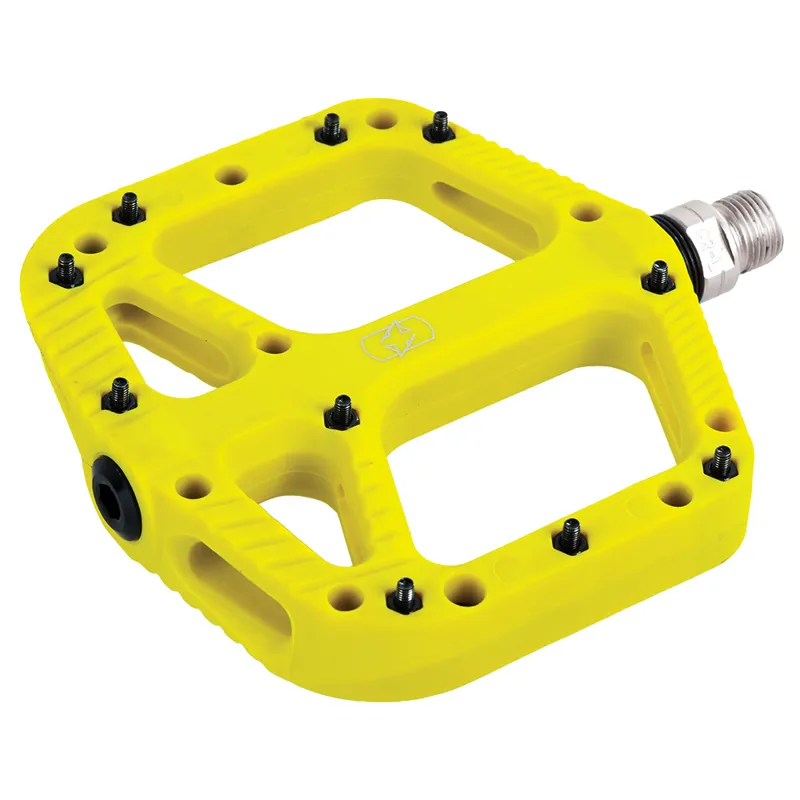 Oxford Loam 20 Yellow Nylon Flat Pedals