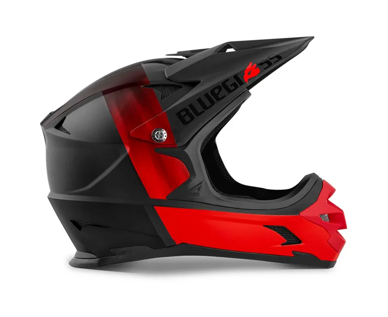 Bluegrass Intox Black / Red Matt Full Face MTB/BMX Helmet-1