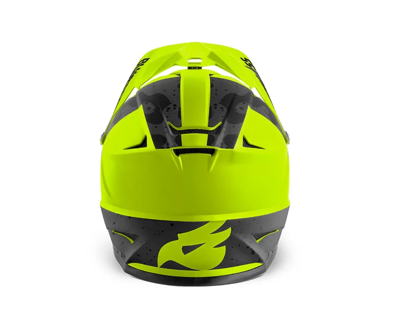 Bluegrass Intox Fluo Yellow / Black Camo Full Face MTB/BMX Helmet-2