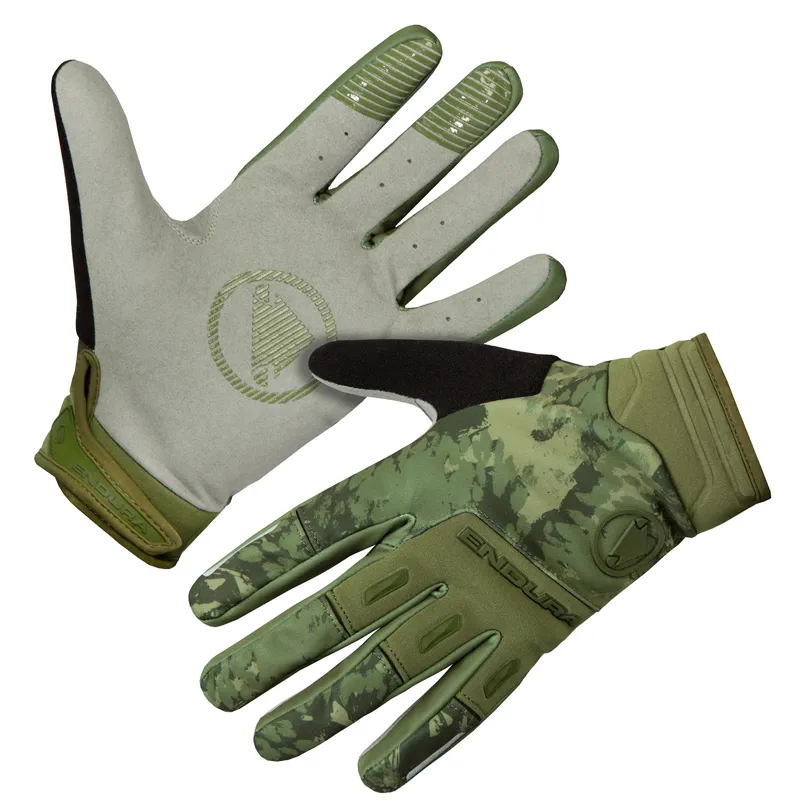 Endura Singletrack Windproof Olive Green Cycling Gloves