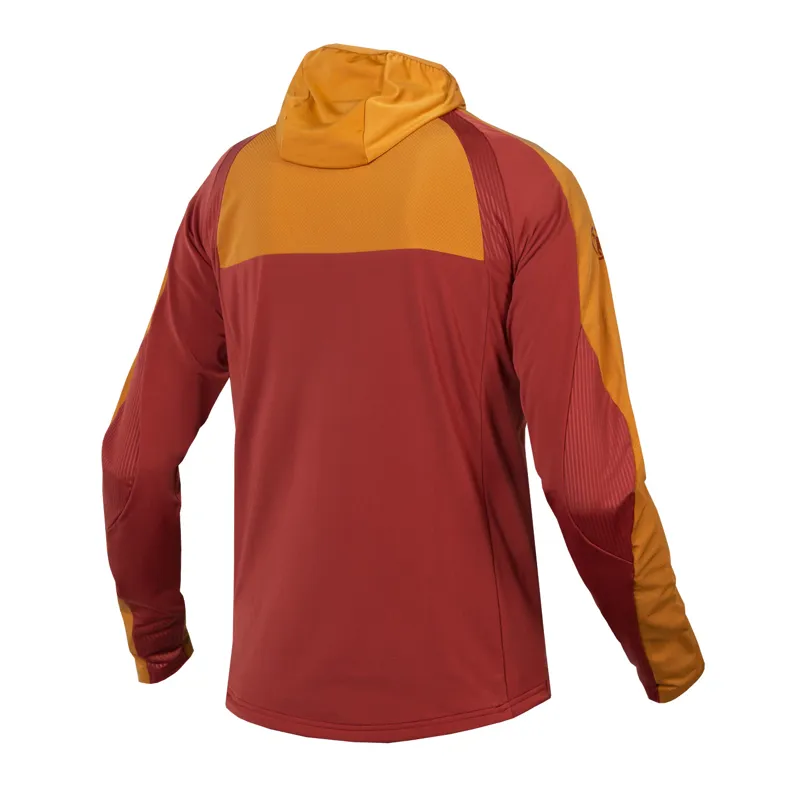 Endura MT500 Thermo II Nutmeg Brown Windproof Long Sleeve Jersey-1