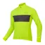 Endura FS260-Pro Jetstream Hi-Viz Yellow Windproof Long Sleeve Jersey