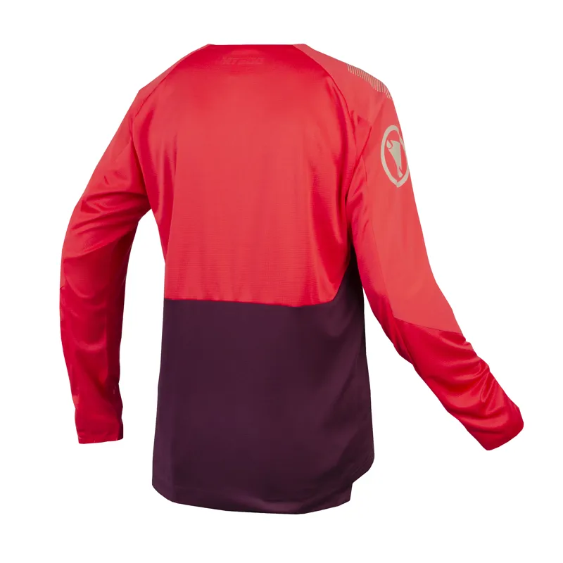 Endura MT500 Burner Aubergine Long Sleeve Jersey-1