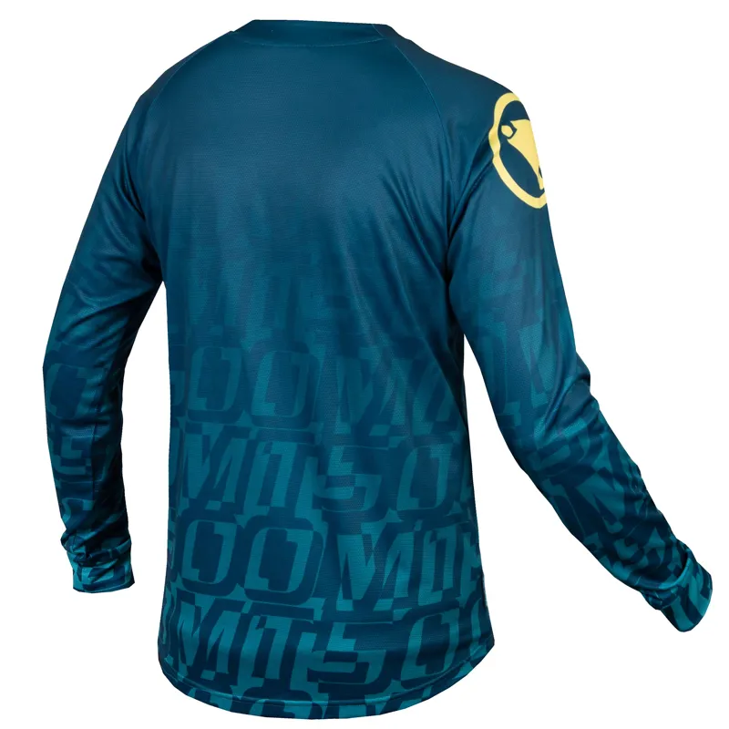 Endura MT500 LTD Print Tee Blueberry Long Sleeve Jersey-1