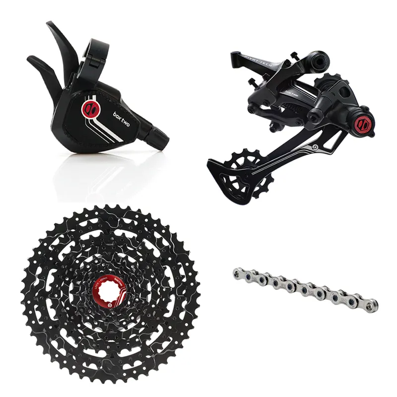 Box Two P9 X-Wide E-Bike 9-Speed Single-Shift Groupset