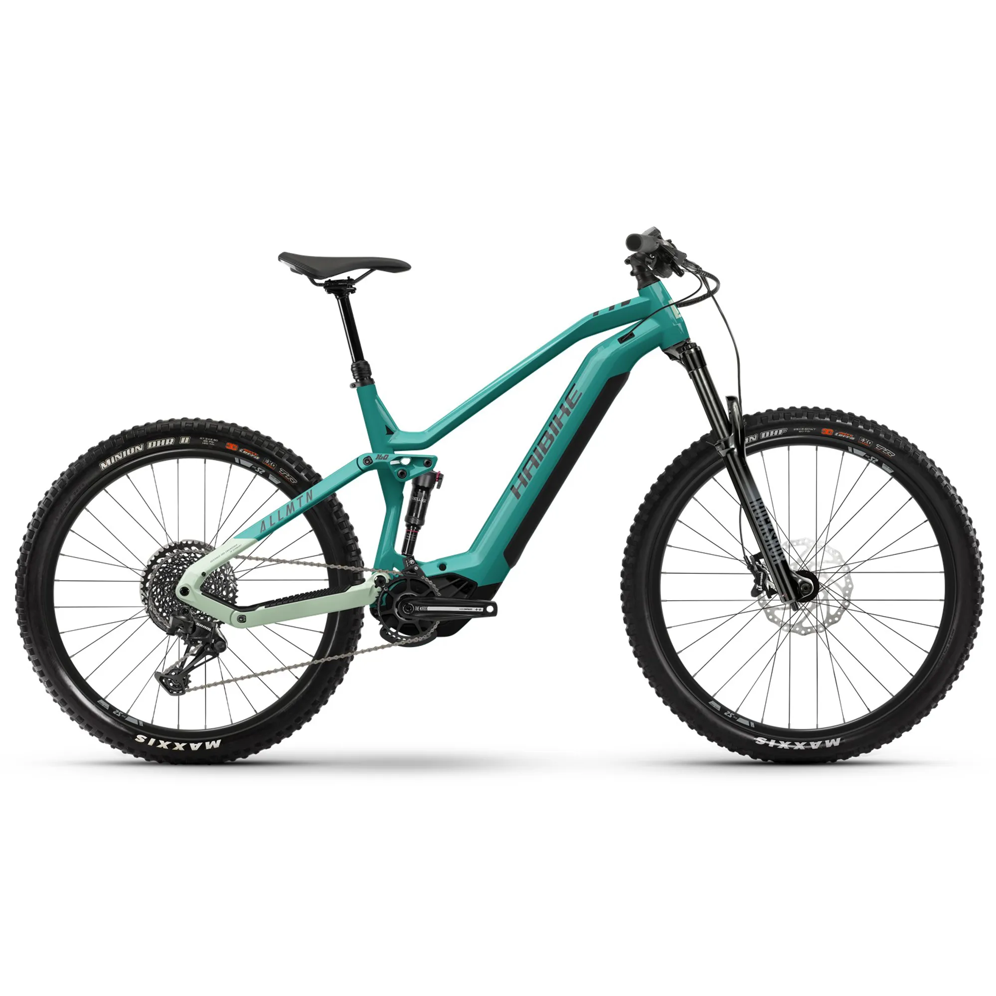 HAIBIKE ALLMTN 720WH AQUA ELECTRIC FULL-SUSPENSION MOUNTAIN BIKE