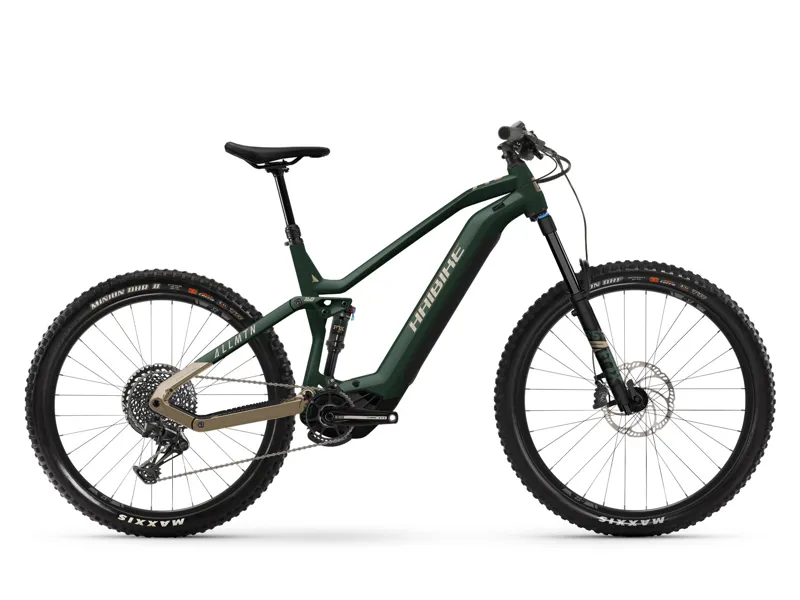 Haibike Allmtn 7 Green Electric Full Suspension Mountain Bike