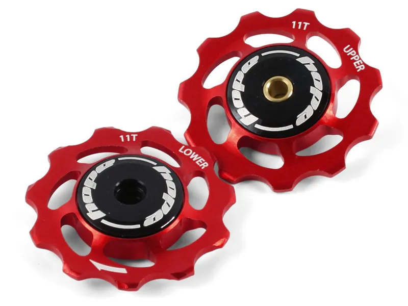 Hope 11T Red Jockey Wheels