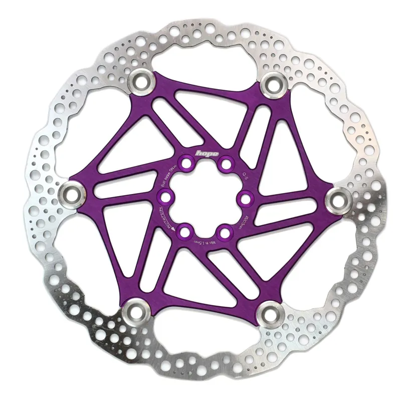 Hope 203mm Purple 6-Bolt Floating Disc Brake Rotor