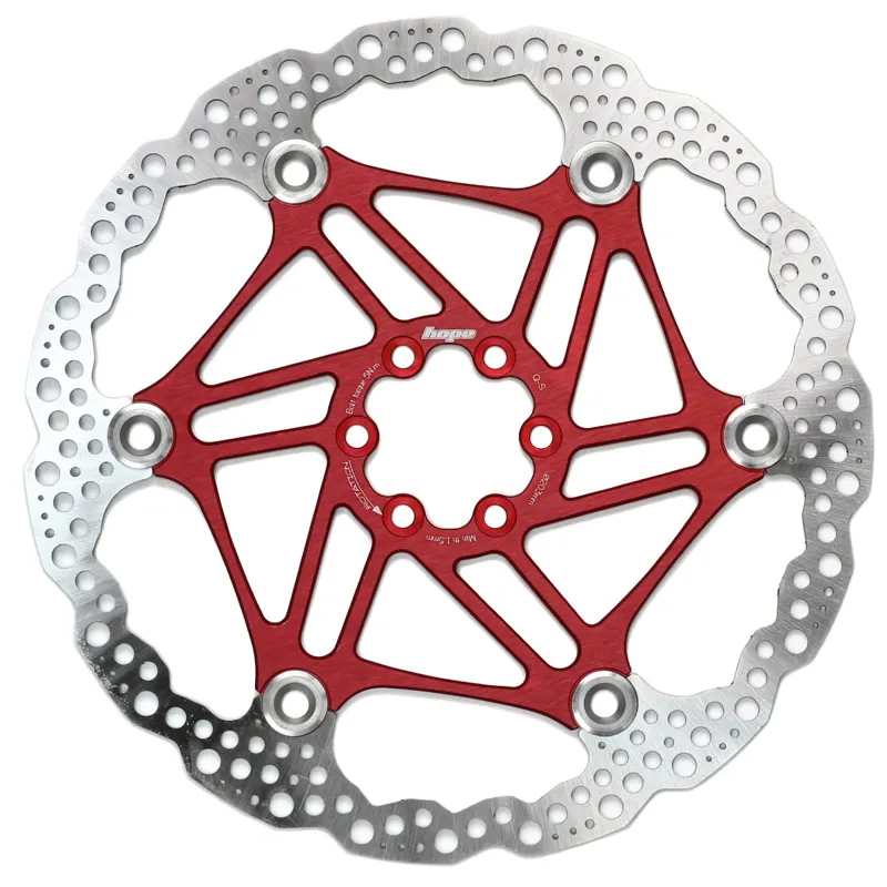 Hope 203mm Red 6-Bolt Floating Disc Brake Rotor