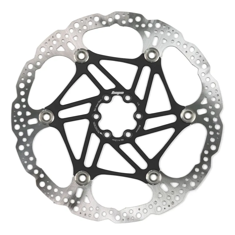 Hope 220mm Black 6-Bolt Floating Disc Brake Rotor