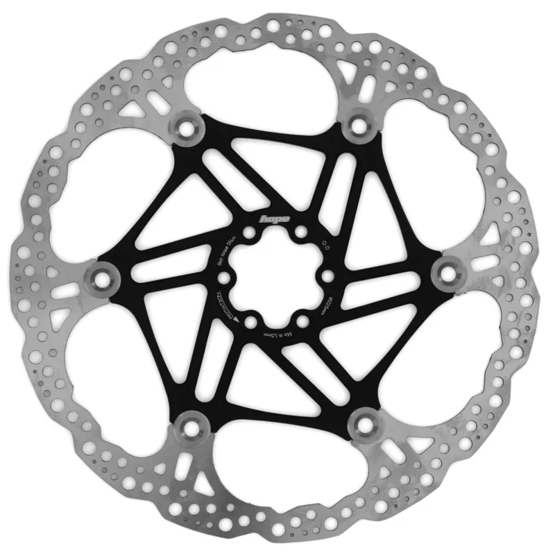Hope 225mm Black 6-Bolt Floating Disc Brake Rotor