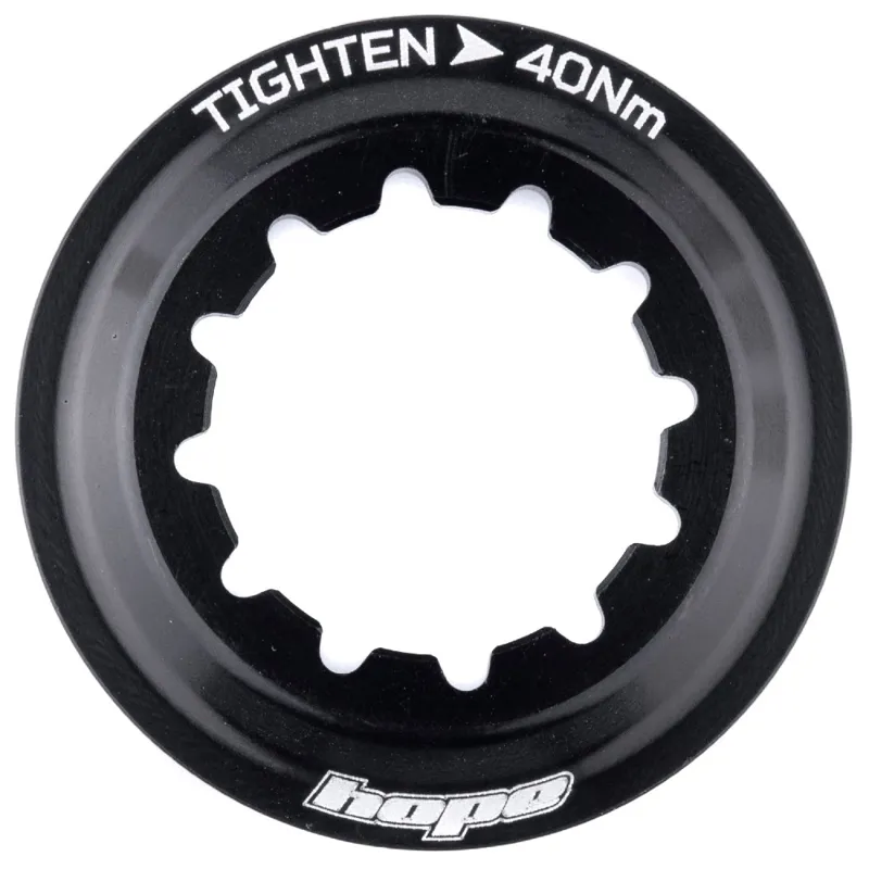 Hope Centre Lock Black Disc Lockring