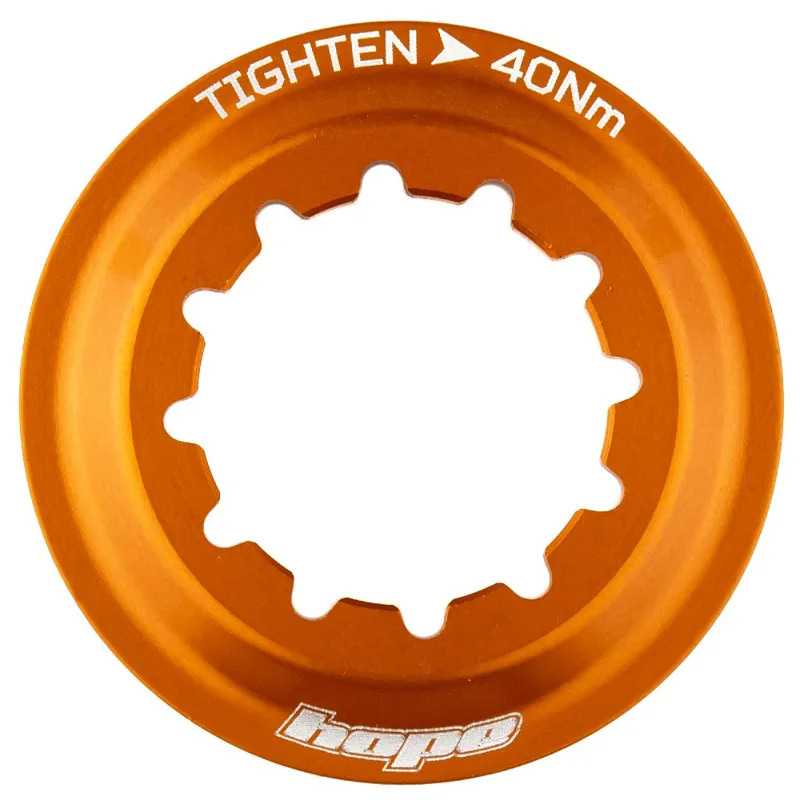 Hope Centre Lock Orange Disc Lockring
